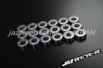 Tamiya WR-02/WR-02CB/Wild Willy 2/Comical Grasshopper/58242/58662 Chassis Metal Shielded RC Ball Bearing Set - Jazrider [JR-CBR-TM-003]