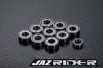 TAMIYA Lunch Box / Grasshopper / Mod Fighter / Mad Bull Midnight Metal Shielded RC Ball Bearing Set - Jazrider [JR-CBR-TM-026]