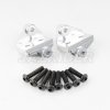 Tamiya CC-02 Chassis Aluminum Chassis Pivot Link Mount (Silver)